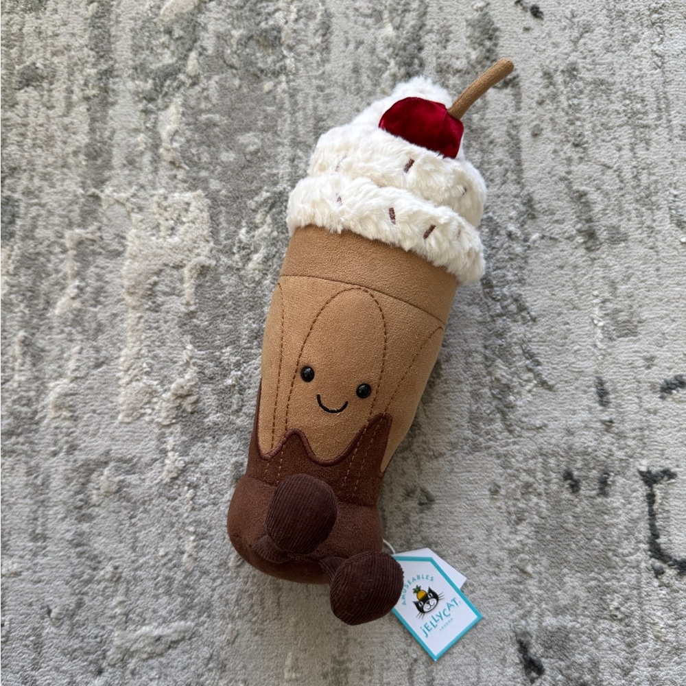 NWT Jellycat Amuseables Marin Chocolate Milkshake